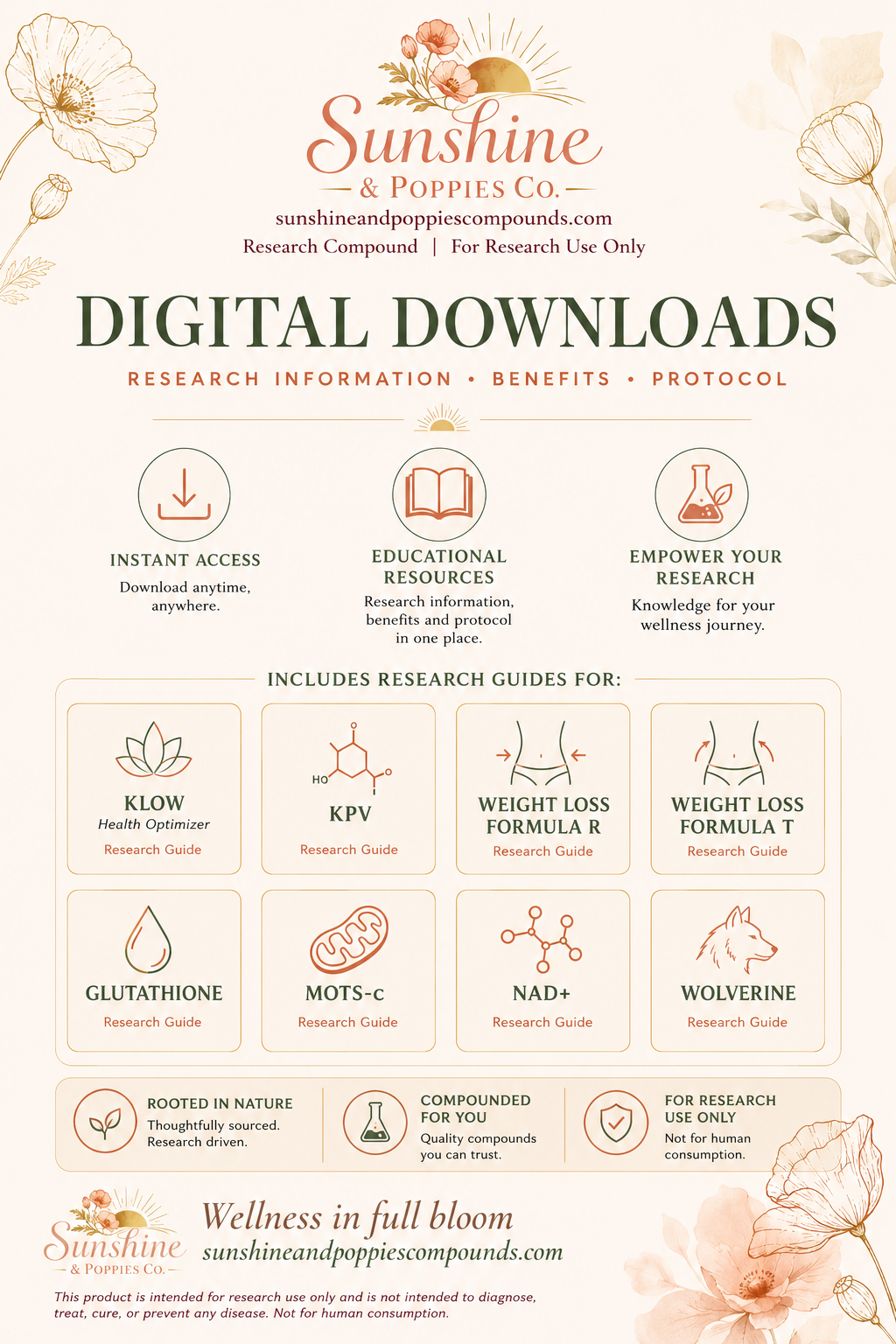 Research Benefits & Protocols Pack 1