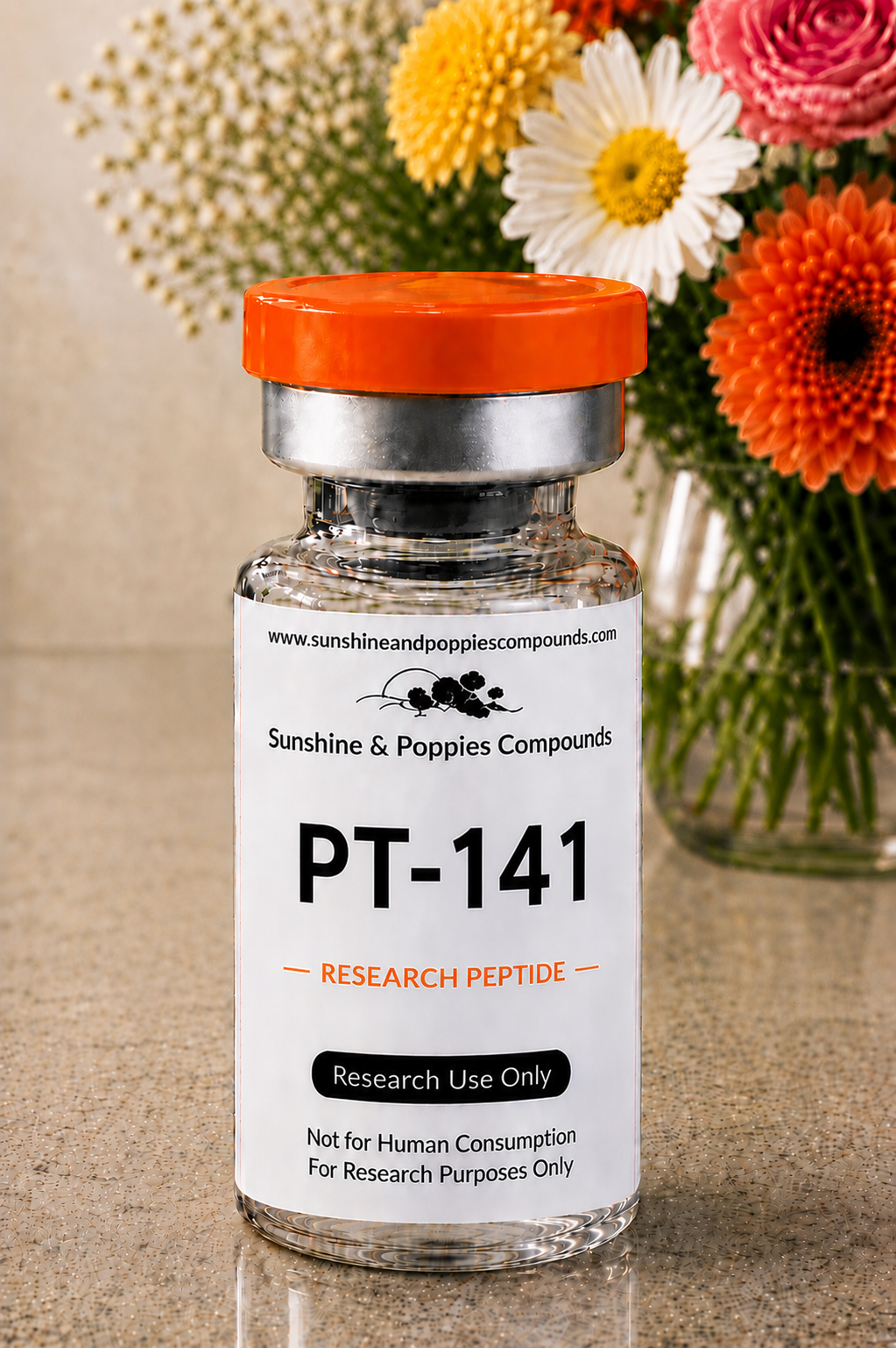 PT-141 Lyophilized Research Powder 10 mg